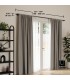 UMBRA karnisz TWILIGHT DOUBLE 168 - 365  cm czarny mat