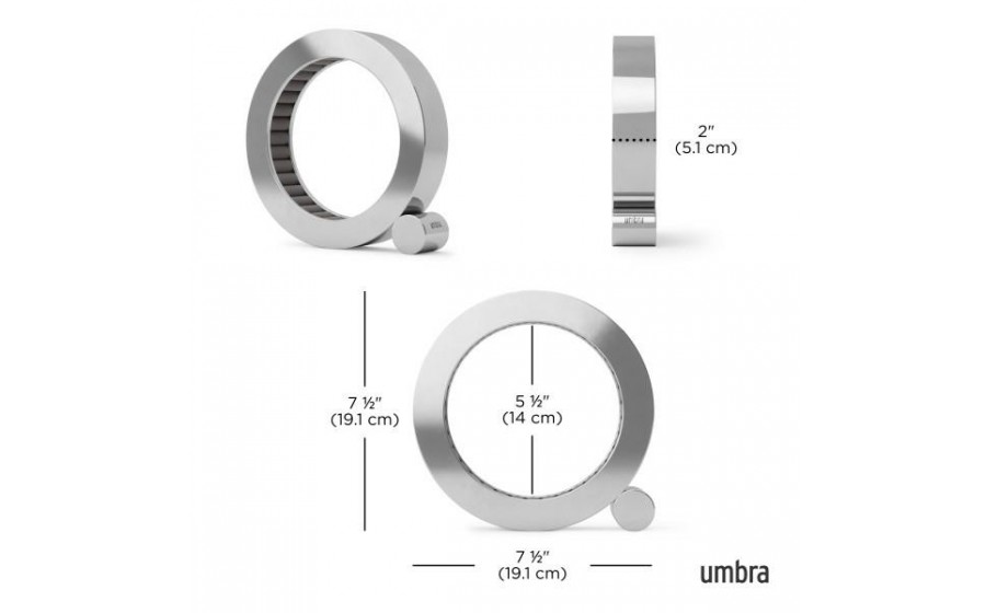 UMBRA organizer na biżuterię FERRIS  chrom