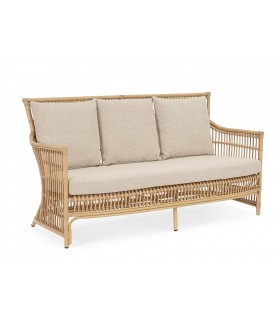 BIZZOTTO sofa 3-osobowa ogrodowa ADELMA  naturalna