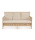 BIZZOTTO sofa 3-osobowa ogrodowa ADELMA  naturalna