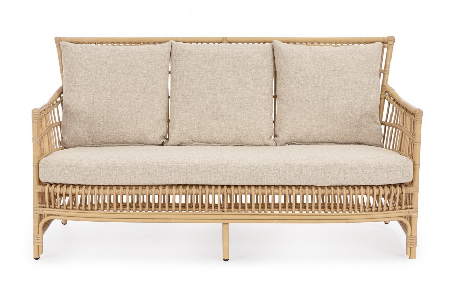 BIZZOTTO sofa 3-osobowa ogrodowa ADELMA  naturalna