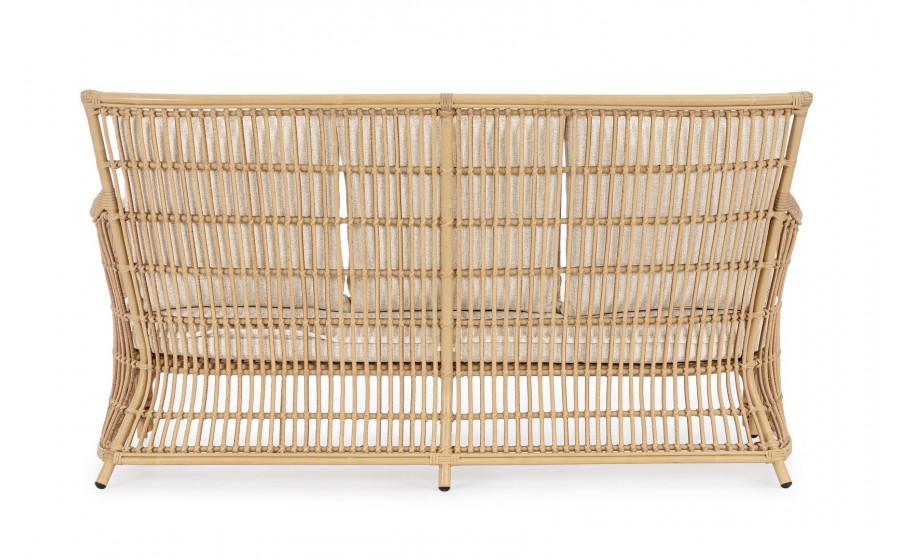 BIZZOTTO sofa 3-osobowa ogrodowa ADELMA  naturalna