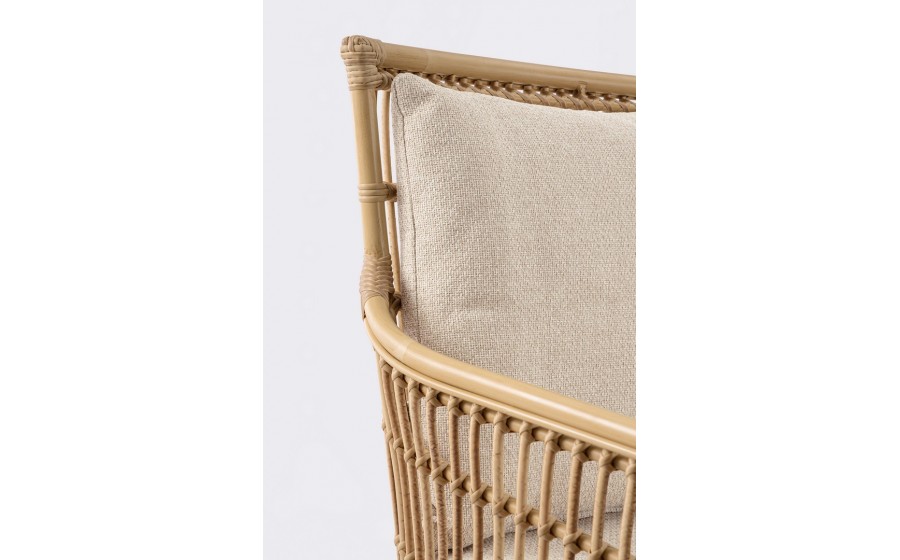 BIZZOTTO sofa 3-osobowa ogrodowa ADELMA  naturalna