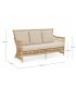 BIZZOTTO sofa 3-osobowa ogrodowa ADELMA  naturalna