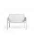 sofa ogrodowa NET, sofa NARDI biała, meble ogrodowe, sofa na taras, sofa ażurowa, ekologiczna sofa,