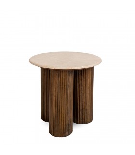MaMaison stolik RAGNO marmur / drewno
