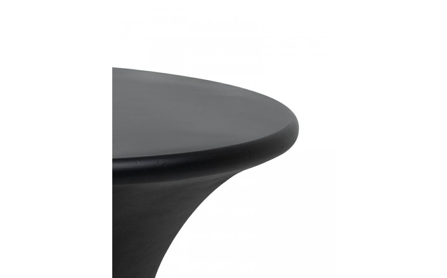 zestaw stolików kawowych, stoliki Podium, stoliki MDF, stoliki czarne, nowoczesny design, stoliki rzeźbiarskie,