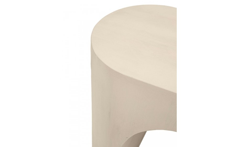 stolik ICARO, drewno mango, stolik beżowy, stolik pomocniczy, minimalizm, design naturalny,