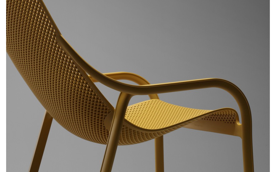 NARDI fotel ogrodowy NET LOUNGE żółty
