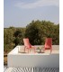 NARDI fotel ogrodowy NET LOUNGE czerwony