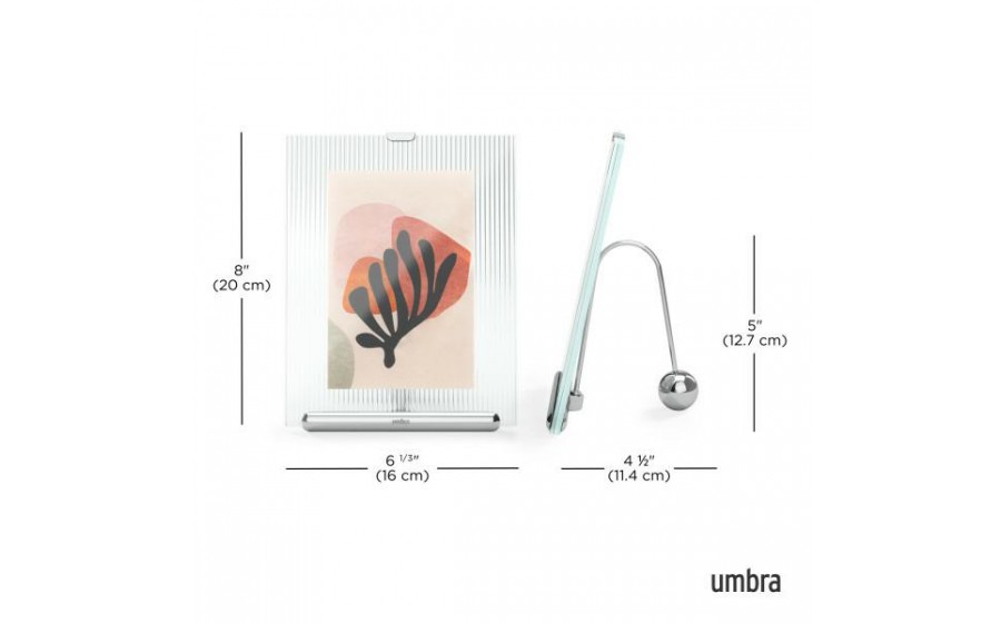UMBRA ramka na zdjęcia FLUTE 4x6 srebrna