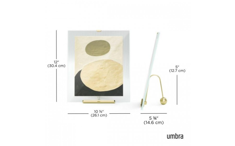 UMBRA ramka na zdjęcia FLUTE 8x10 złota