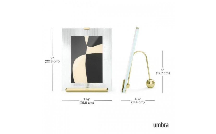 UMBRA ramka na zdjęcia FLUTE 5x7 złota