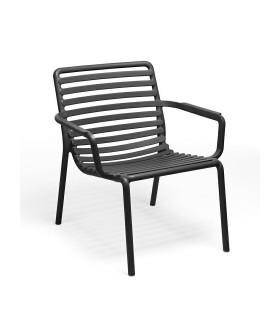 NARDI fotel ogrodowy DOGA RELAX czarny