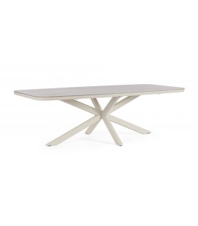 BIZZOTTO stół ogrodowy ISACCO PELICAN  240x110 beżowy