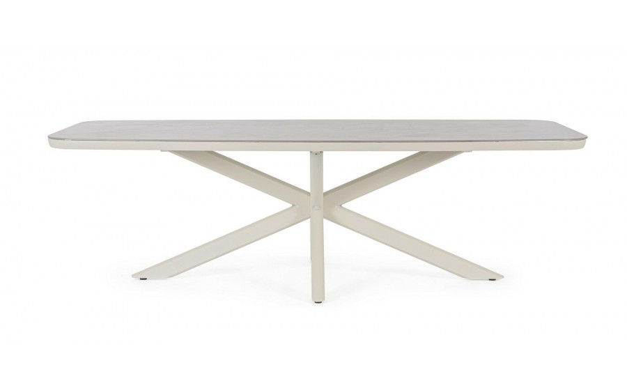 BIZZOTTO stół ogrodowy ISACCO PELICAN  240x110 beżowy