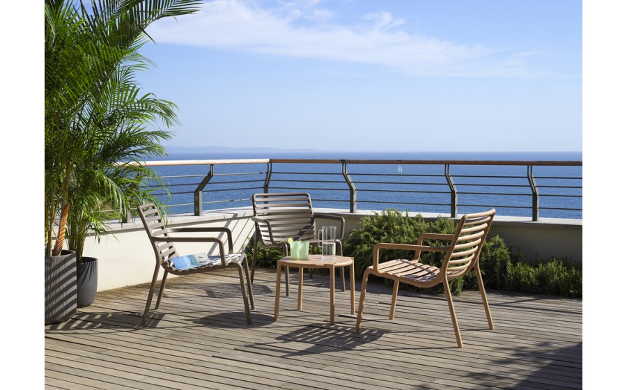 NARDI fotel ogrodowy DOGA RELAX beżowy