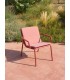 NARDI fotel ogrodowy DOGA RELAX czerwony
