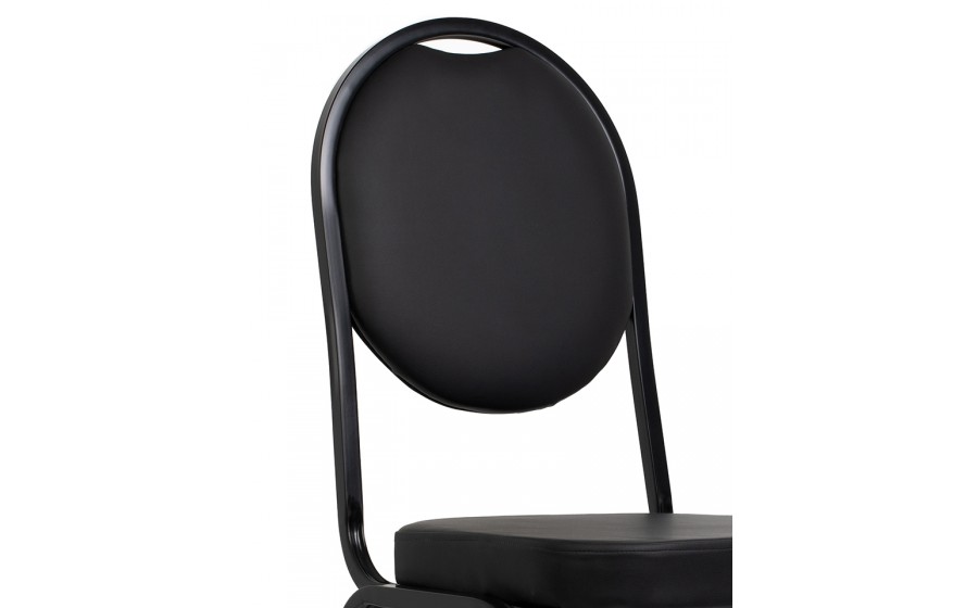 Krzesło bankietowe, konferencyjne HEBE czarne