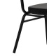 Krzesło bankietowe, konferencyjne HEBE czarne