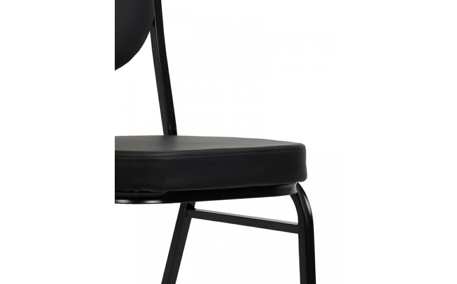 Krzesło bankietowe, konferencyjne HEBE czarne