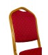Krzesło bankietowe, konferencyjne HEROS czerwone, złote