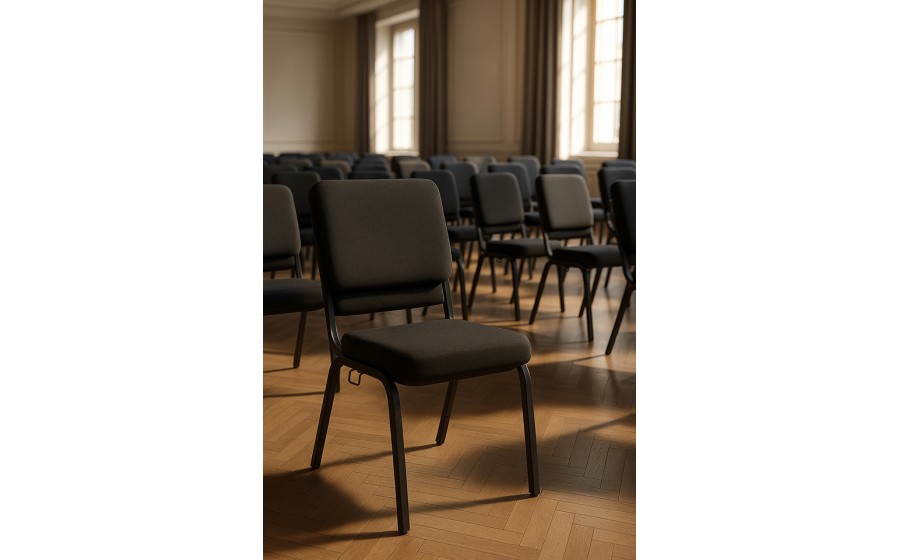 Krzesło bankietowe / konferencyjne SAMOS  czarne