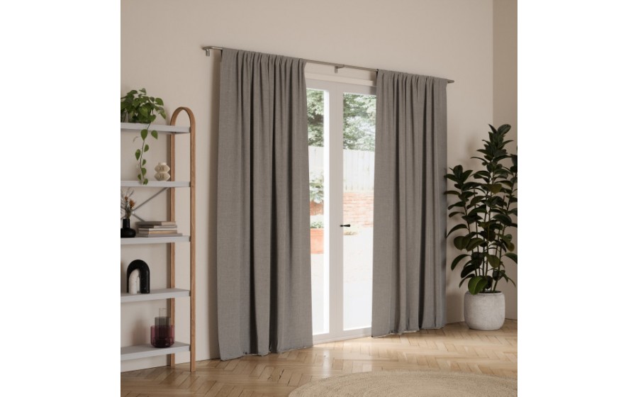 UMBRA karnisz TWILIGHT 168 - 365 cm  srebrny