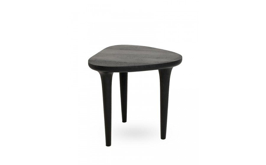MaMaison stolik LAMINAR czarny / drewno