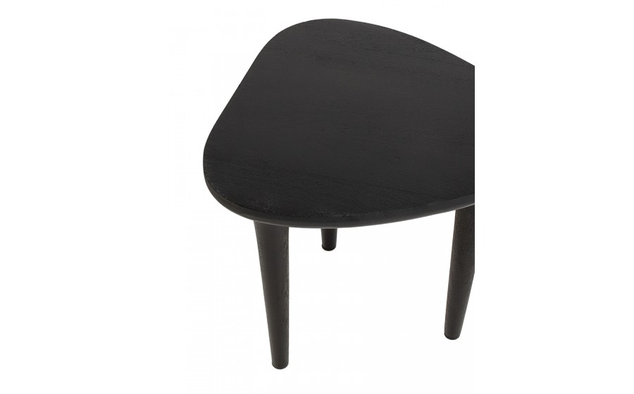 MaMaison stolik LAMINAR czarny / drewno