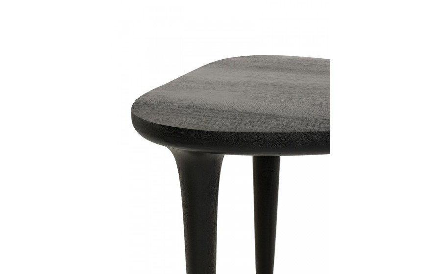 MaMaison stolik LAMINAR czarny / drewno