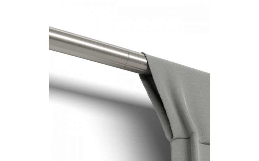 UMBRA karnisz ZEN 142-305 cm srebrny