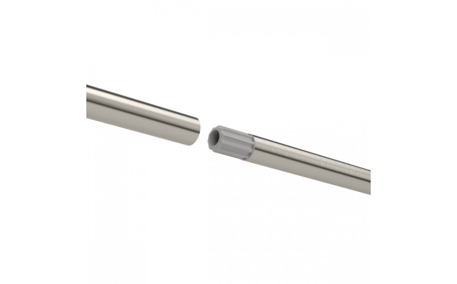 UMBRA karnisz ZEN 142-305 cm srebrny