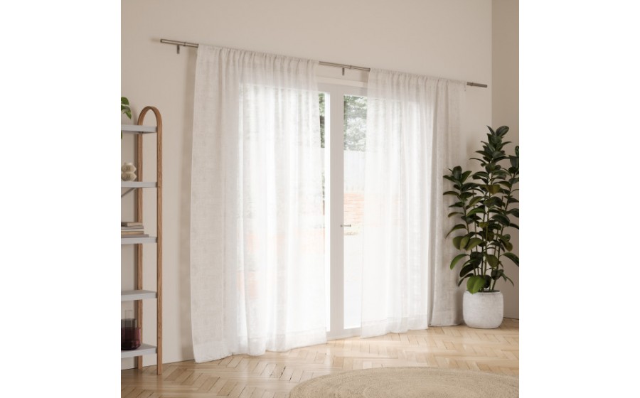 UMBRA karnisz ZEN 142-305 cm srebrny