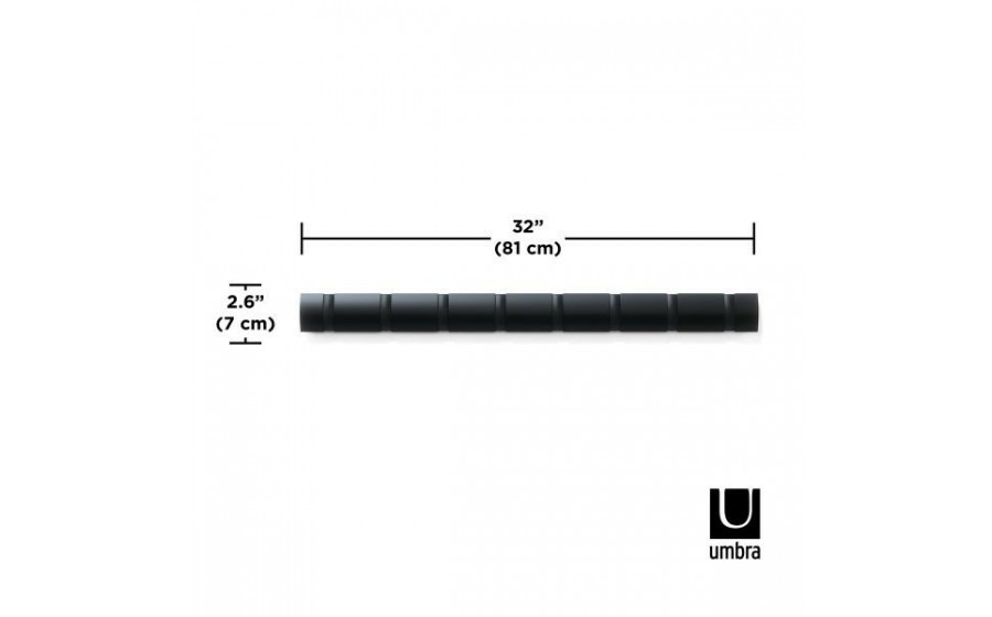 UMBRA wieszak na ubrania FLIP 8 czarny