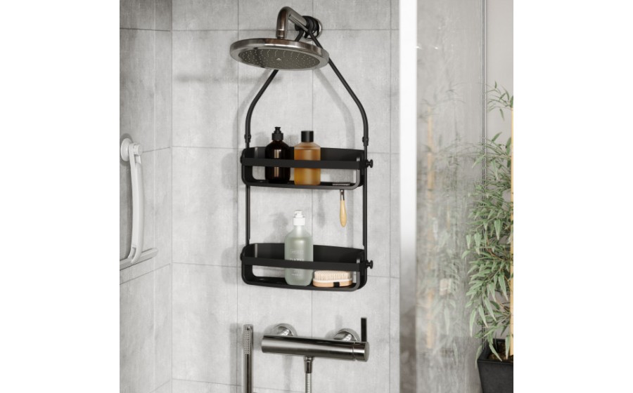 UMBRA organizer łazienkowy FLEX czarny
