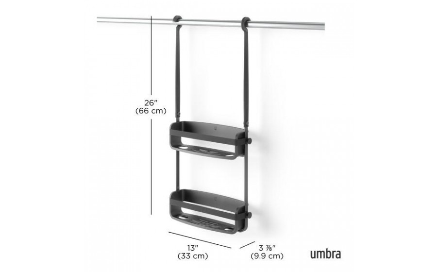 UMBRA organizer łazienkowy FLEX czarny