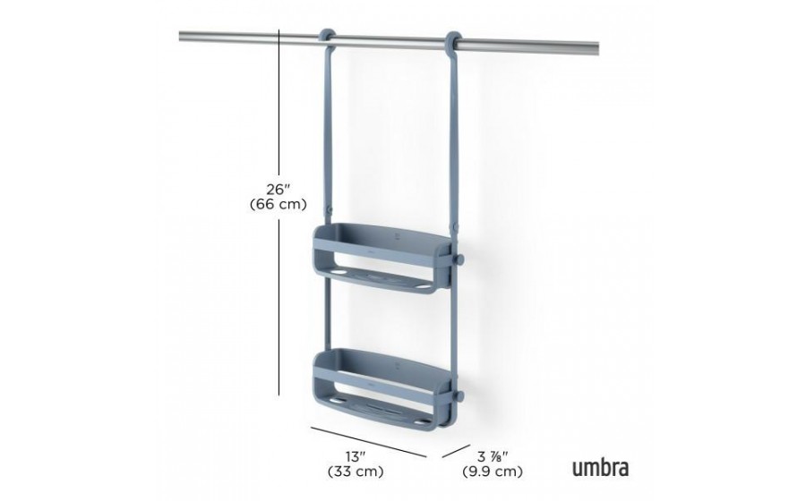 UMBRA organizer łazienkowy FLEX  niebieski