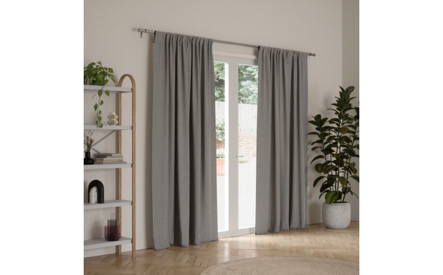UMBRA karnisz CLEO 168 - 305 cm srebrny