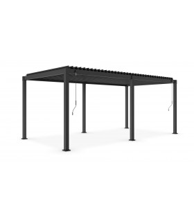 BIZZOTTO pergola ogrodowa GARDA 3x6  szara