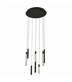 RICHMOND lampa wisząca OXLEY 8 brązowa