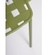 BIZZOTTO krzesło ogrodowe CLOVER ARM  zielone