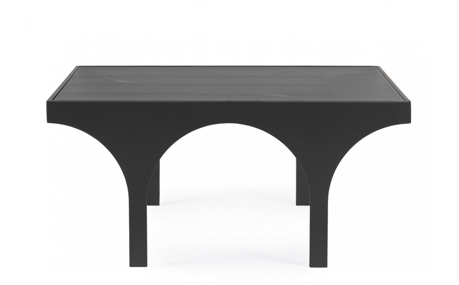 BIZZOTTO stolik kawowy ARCHIE 80x60  czarny