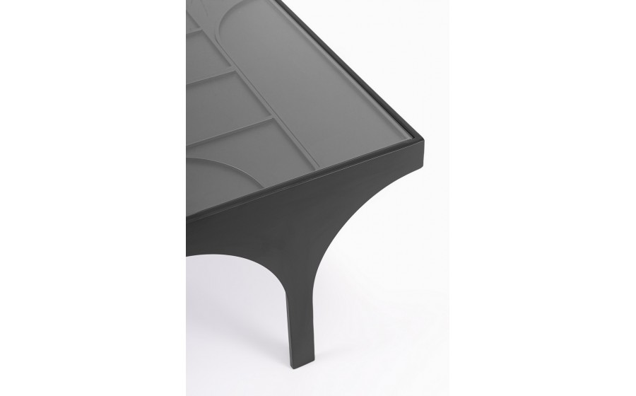 BIZZOTTO stolik kawowy ARCHIE 80x60  czarny