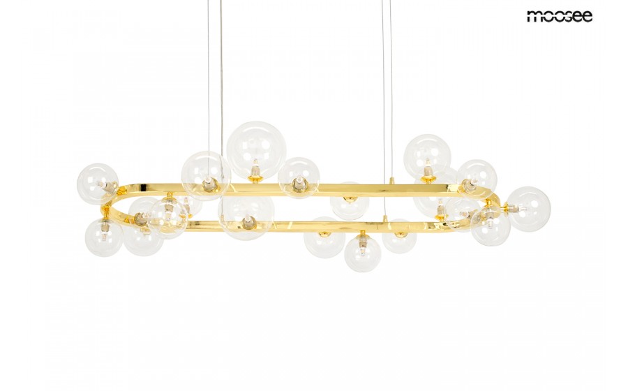 MOOSEE lampa wisząca ALURE OVAL 120  złota