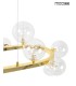 MOOSEE lampa wisząca ALURE OVAL 120  złota