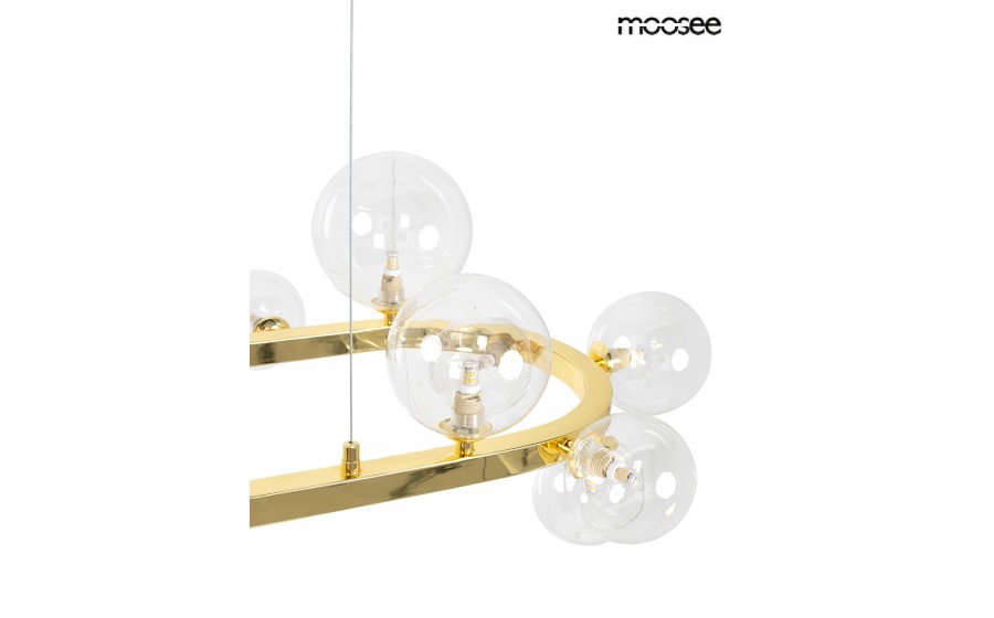 MOOSEE lampa wisząca ALURE OVAL 120  złota