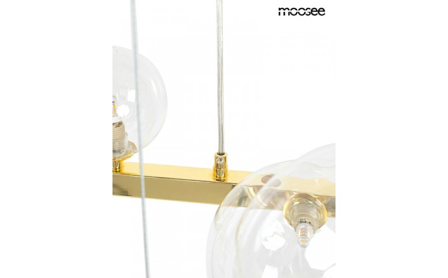 MOOSEE lampa wisząca ALURE OVAL 120  złota