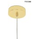 MOOSEE lampa wisząca ALURE OVAL 120  złota