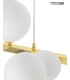MOOSEE lampa wisząca ALURE OVAL 120  złota/mleczna